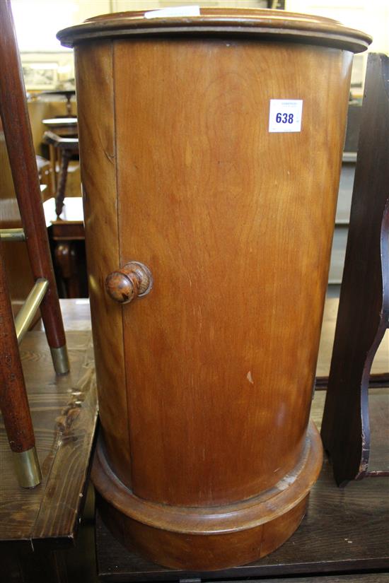 Victorian mahogany cylinder pot cupboard